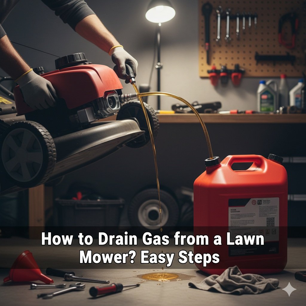 How to Drain Gas from a Lawn Mower Safely and Easily