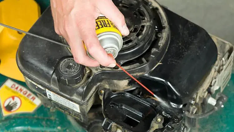 Where to Spray Starter Fluid on a Lawn Mower for Easy Starting