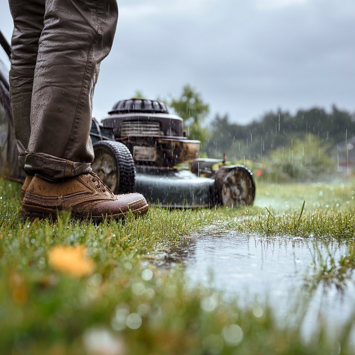 Can You Mow Wet Grass? What Happens and Why It Matters