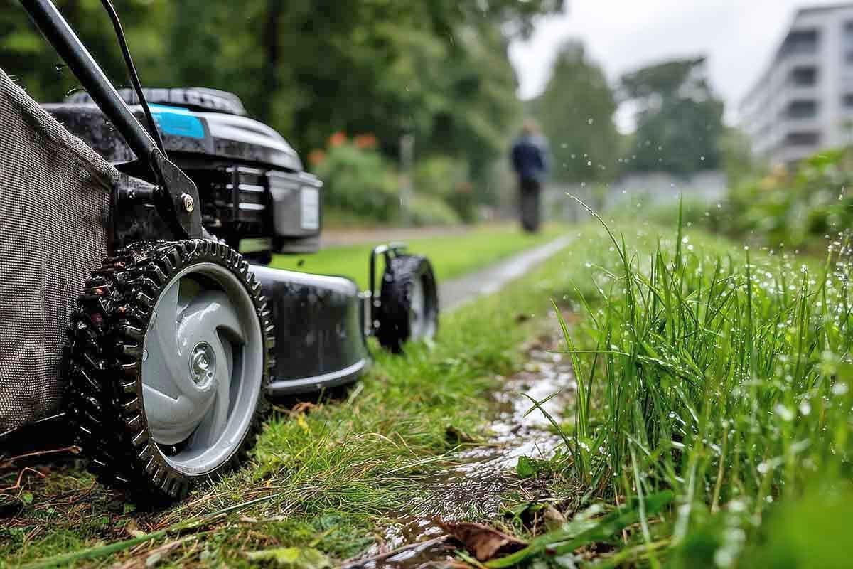Can You Mow Wet Grass? What Happens and Why It Matters